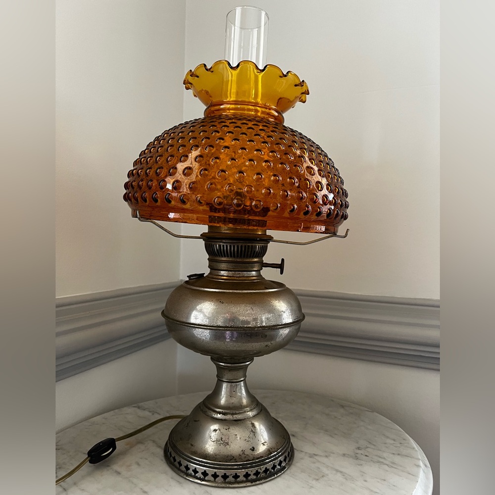 Antique Rayo Oil Lamp